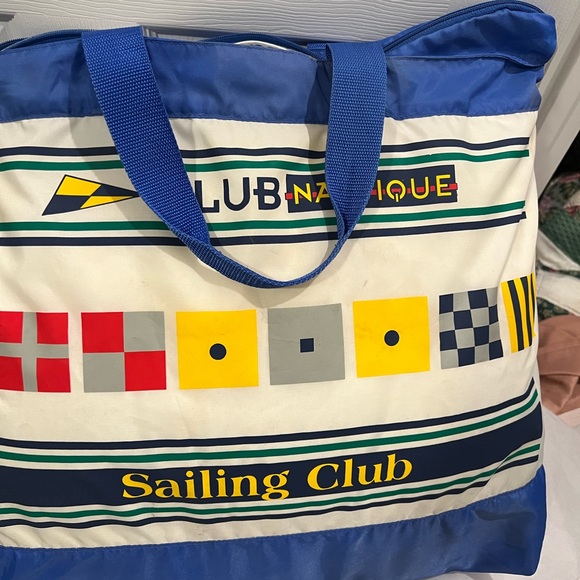 Club Nautique Nylon sailing club tote - Picture 3 of 5
